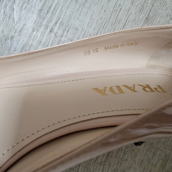 NEW RARE Prada Calzature Donna Cipria Shoes - Picture 7 of 8